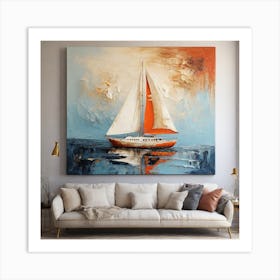 Yacht 3 Art Print