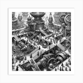 Factory 2 Art Print