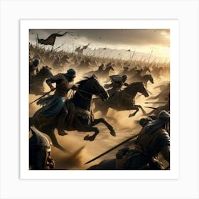 Battle Of The Armies Art Print