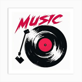 Music Logo Art Print