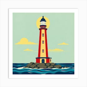 Lighthouse 13 Art Print