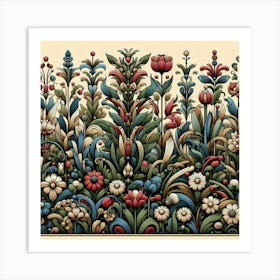 Russian Folk Art Art Print