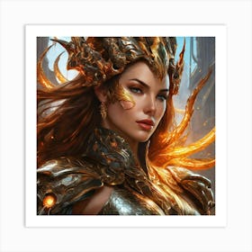 Elven Warrior fv Art Print