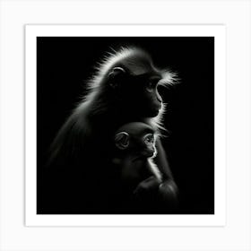 Mother And Child 2 Art Print