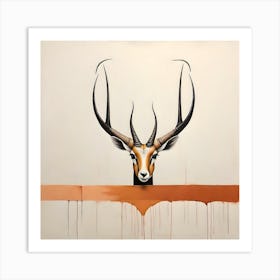 Springbok Art Print