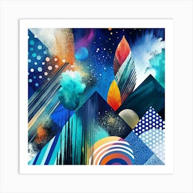 Abstract Painting 10 Art Print