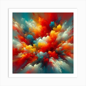 Luminous Chaos Art Print