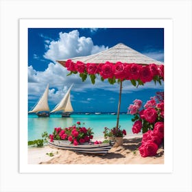 Beautiful Beach Art Print