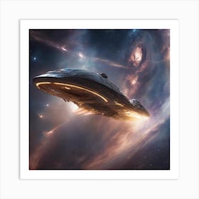 Spaceship Nebula #1 Art Print