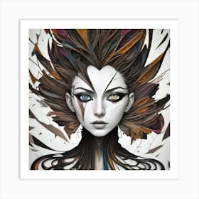 Abstract Girl (44) 1 Art Print