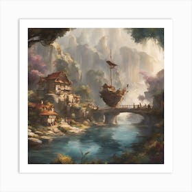 Fantasy Painting 2 Art Print