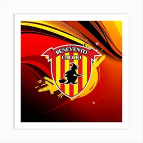 Benevento Calcio Logo Wall Art 21 Art Print