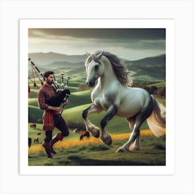 Scottish Horse Art Print