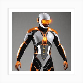 Futuristic Suit 34 Art Print