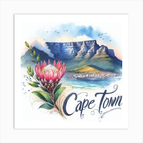 Cape Town Art Print