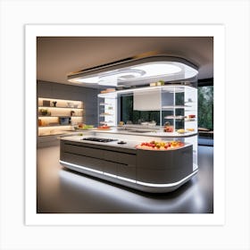 Modern Kitchen Design 6 Art Print