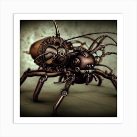 Steampunk Bug Art Print
