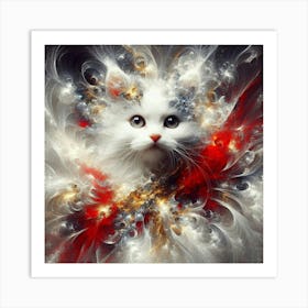 Fanciful Cat Art Print