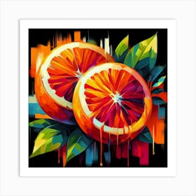 Blood Oranges Art Print