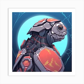 Robot In Armor Art Print