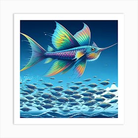 A Image Of A Flying Fish 1 Poster