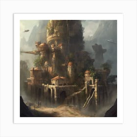 Fantasy Castle 78 Art Print