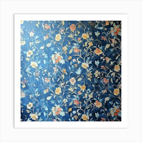 Floral Wallpaper Art 5 Art Print