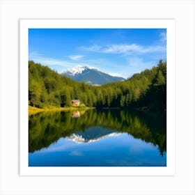 Lake - Lake Stock Videos & Royalty-Free Footage Art Print