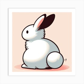 White Rabbit Art Print