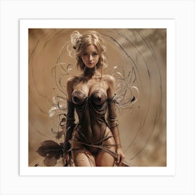 Sexy Woman Art Print