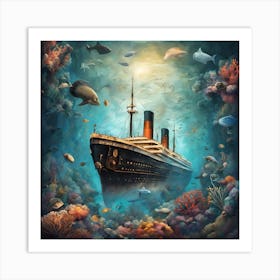 Titanic Art Print