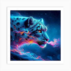 Snow Leopard 31 Art Print