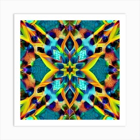 Psychedelic Mandala 3 Art Print