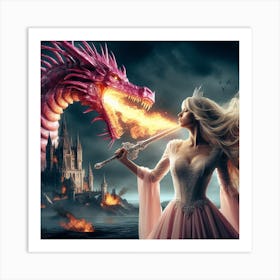 Beautiful Dragon Art Print