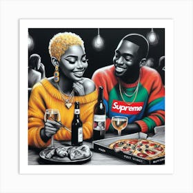 Supreme Couple 16 Art Print