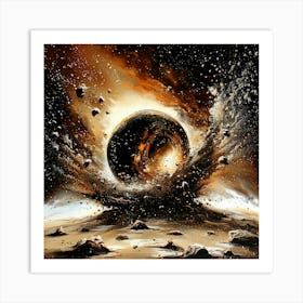 Space Explosion Art Print