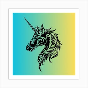 Unicorn Head 6 Art Print