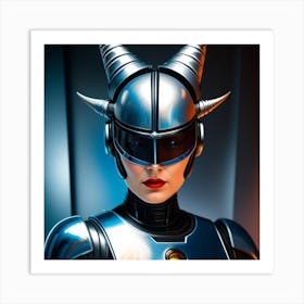 Futuristic Woman 1 Art Print