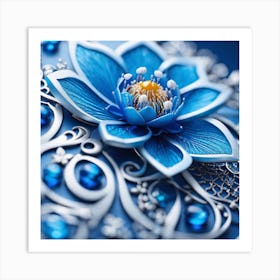 Lotus Flower 1 Art Print