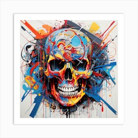 Skull Art 9 Art Print