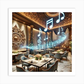 Restaurant Ambiance Thai Italian Art Print