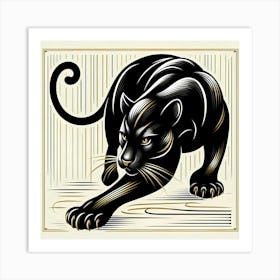 Wall art Panther 1 Art Print