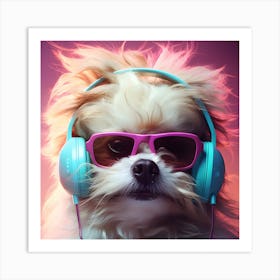 Photorealistic Closeup Portrait Of Dog Holdi 08c0667f 7635 4990 Ab0e 9533f4007687 Upscaled Upscaled Copy Art Print