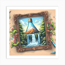 Save Water Drink Art Print Art Print