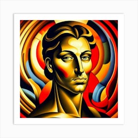 Golden Man Art Print