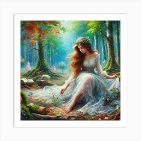 Fairytale Forest70 Art Print