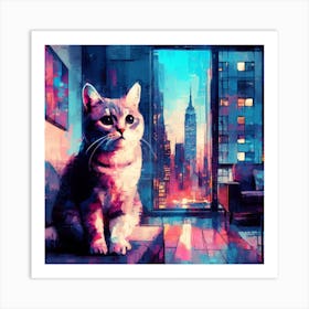 City Life. NY 1 Art Print