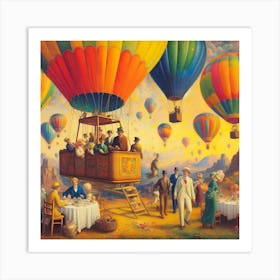 Ballooning Art Print