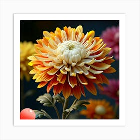 Dahlia Art Print