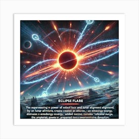 Eclipse Flare Art Print